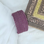 Load image into Gallery viewer, Matte dot Bangles - Eggplant
