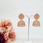 Load image into Gallery viewer, DIYA Jhumkas (rosegold)
