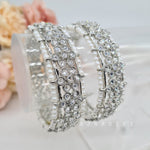 Load image into Gallery viewer, LEILA - pair of kada (silver)
