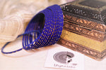 Load image into Gallery viewer, Matte dot Bangles - Dark Blue
