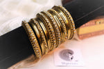 Load image into Gallery viewer, Bronzegold Bangle set
