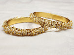 Load image into Gallery viewer, AAHANA - pair of kada , clustered mini pearls
