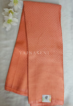 Load image into Gallery viewer, Soft silk banarasi x Copper Zari Saree - Coral Peach
