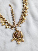 Load image into Gallery viewer, Mathapatti -  JHAANSI (champagne) , design 3
