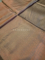 Load image into Gallery viewer, Floral x Kubera Pattu Saree - Grey
