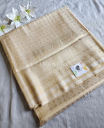 Load image into Gallery viewer, Banarasi Soft Silk Saree - Gold x Ivory
