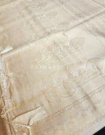 Load image into Gallery viewer, Banarasi Soft Silk Saree - Gold x Ivory
