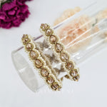 Load image into Gallery viewer, JAANVI - pair of bangles (with jimikki)

