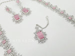 Load image into Gallery viewer, DIANA (necklace) - silver x pink
