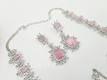 Load image into Gallery viewer, DIANA (necklace) - silver x pink

