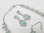 Load image into Gallery viewer, DIANA (necklace) - silver x mint
