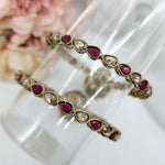 Load image into Gallery viewer, DIYA - pair of jimikki bangles (rani)
