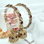 Load image into Gallery viewer, DIYA - pair of jimikki bangles (rani)
