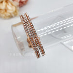 Load image into Gallery viewer, SUNITHA - set of 4 bangles (rose gold)
