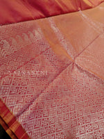 Load image into Gallery viewer, Soft Silk Borderless Silver Mandala Saree - Coral
