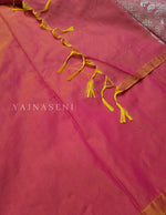 Load image into Gallery viewer, Soft Silk Borderless Silver Mandala Saree - Coral
