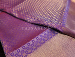 Load image into Gallery viewer, Banarasi Soft Silk Saree x Light Gold Zari - Violet
