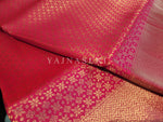 Load image into Gallery viewer, Banarasi Soft Silk Saree x Light Gold Zari - Hot Pink
