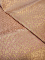 Load image into Gallery viewer, Banarasi Soft Silk Saree x Light Gold Zari - Light Pink
