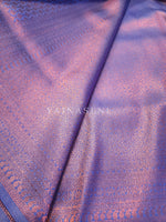 Load image into Gallery viewer, Kubera Pattu x Copper Zari Saree - Orchid
