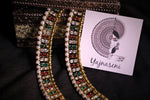 Load image into Gallery viewer, Anklet - Red Green stones (Gold)
