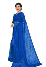 Load image into Gallery viewer, Lace Saree - Blue
