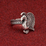 Load image into Gallery viewer, Peacock Ring - Oxidised Silver
