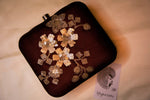 Load image into Gallery viewer, Sequins Flower on Maroon
