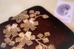 Load image into Gallery viewer, Sequins Flower on Maroon

