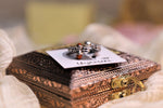 Load image into Gallery viewer, Trishul Ring - Rudraksha
