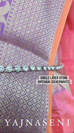 Load image into Gallery viewer, Hipchain - Single layer stones (silverwhite)
