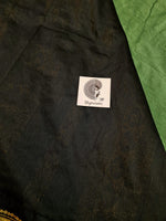 Load image into Gallery viewer, Kalyani Cotton Saree - Pickle with Black
