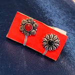 Load image into Gallery viewer, Bohemian Nosepins - Oxidised Silver
