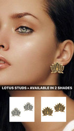 Load image into Gallery viewer, Lotus studs
