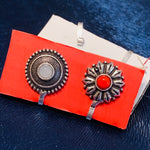 Load image into Gallery viewer, Bohemian Nosepins - Oxidised Silver
