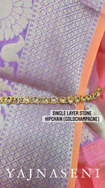 Load image into Gallery viewer, Hipchain - Single layer stones (goldchampagne)
