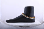 Load image into Gallery viewer, Anklet - Red Green stones (Gold)
